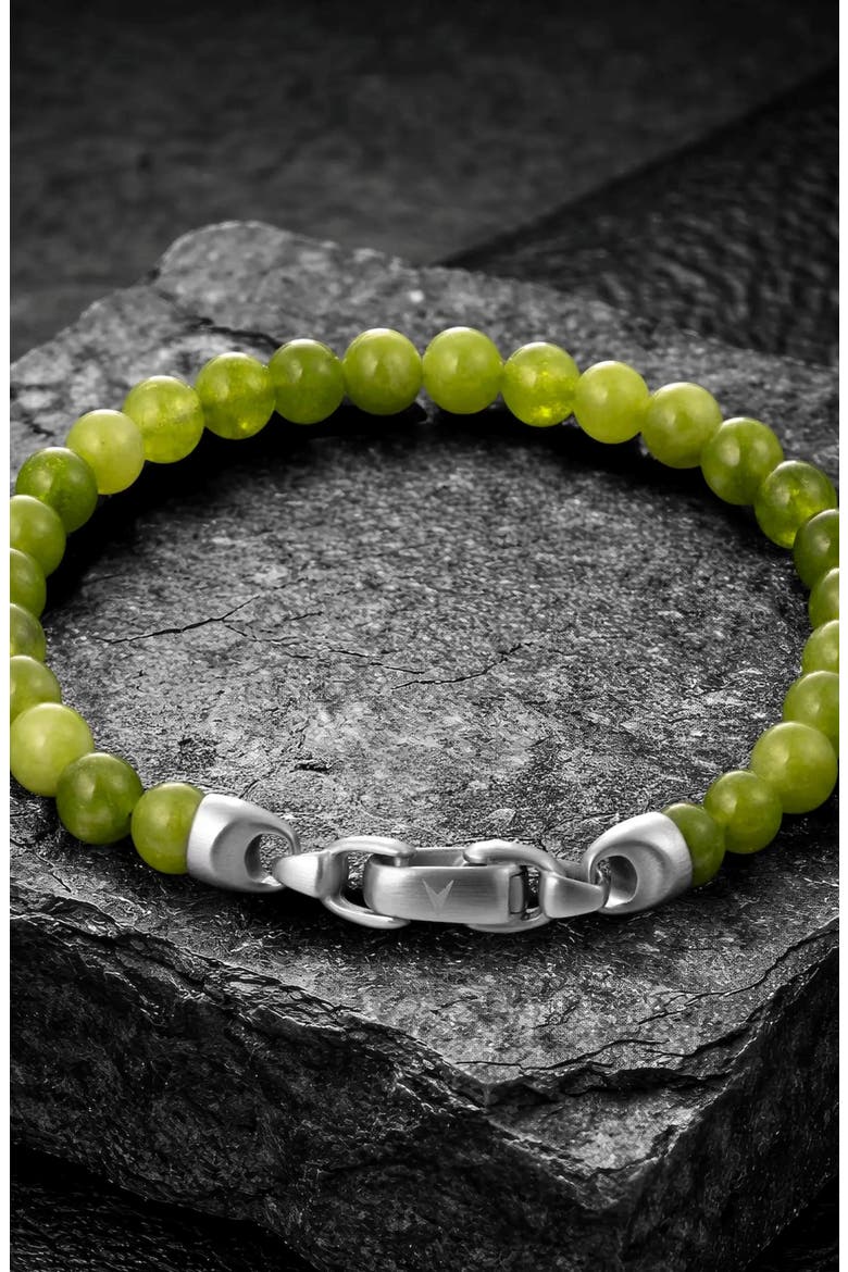 Spiritual Bead Birthstone Bracelet, Alternate, color, AUGUST / PERIDOT