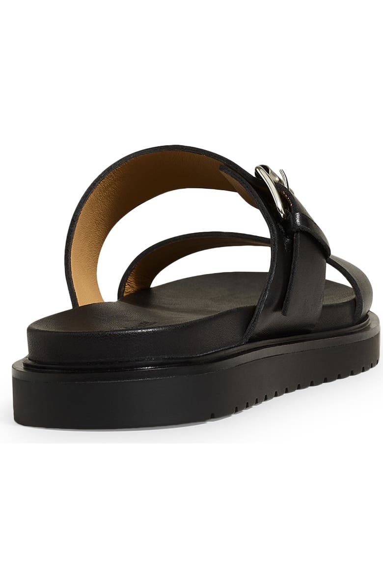 Madewell Maximillian Two Strap Sandal, Alternate, color, True Black