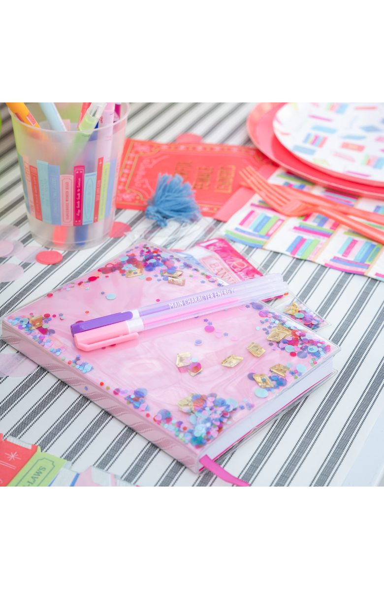 Jollity & Co. Book Club Confetti Notebook, Alternate, color, Assorted Pre-Pack