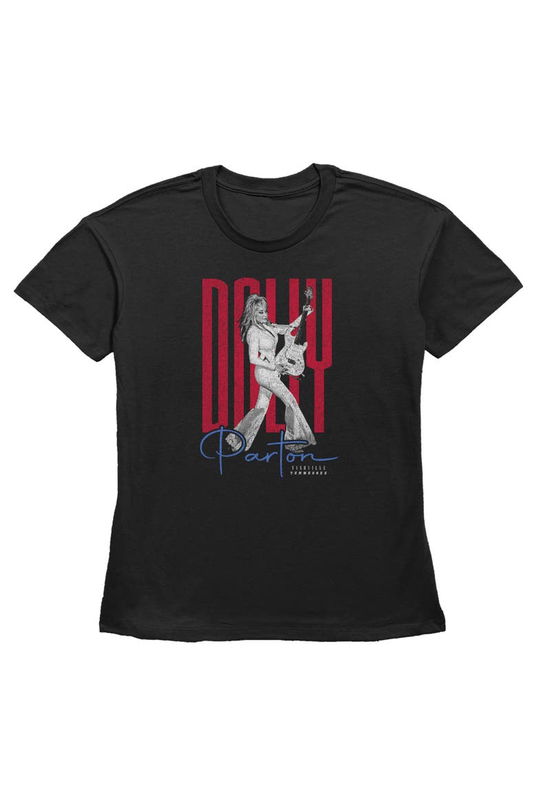Women's Nashville Tennessee Pose Short Sleeve T-Shirt, Main, color, Black