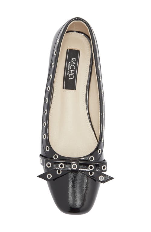 Rachel Rachel Roy Blink Grommet Bow Flat In Black