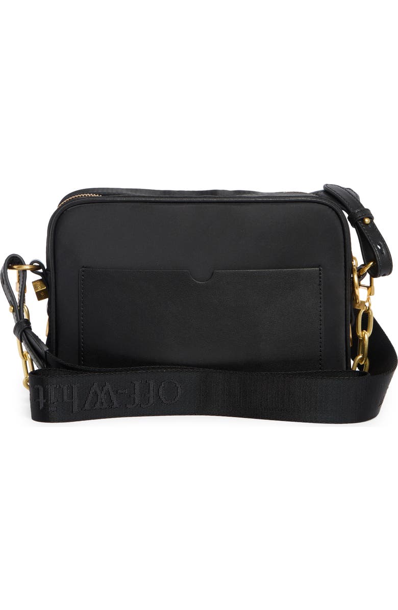 Off-White Medium Camera Crossbody Bag, Alternate, color, Black