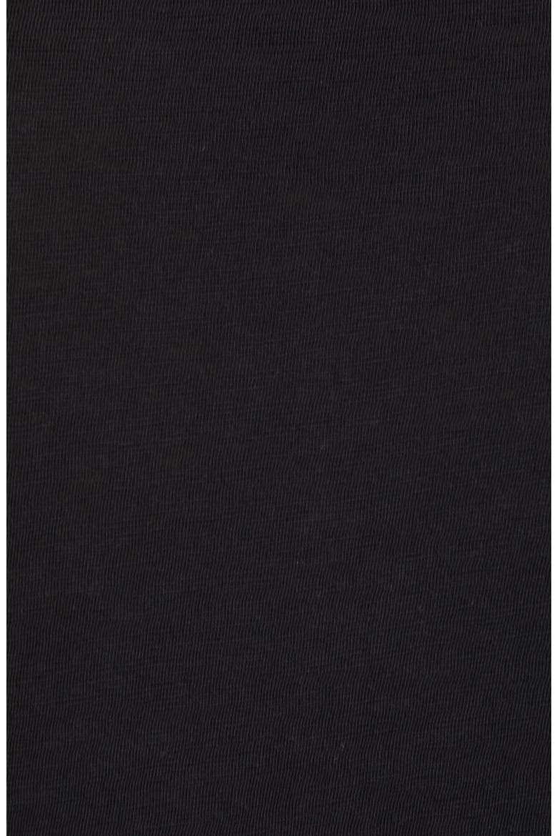 Slim Fit Slub Knit Henley, Alternate, color, BLACK