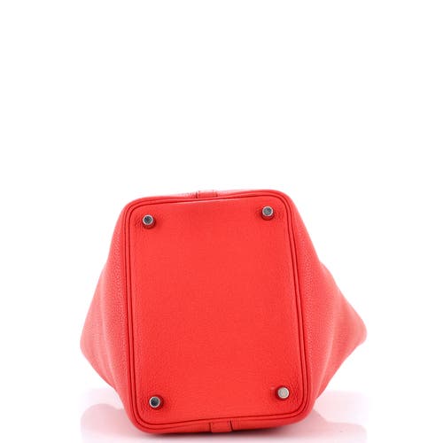 Pre-owned Hermes Hermes Picotin Lock Bag Maurice Pm In Orange