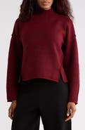 MAX STUDIO Exposed Seam Turtleneck Sweater