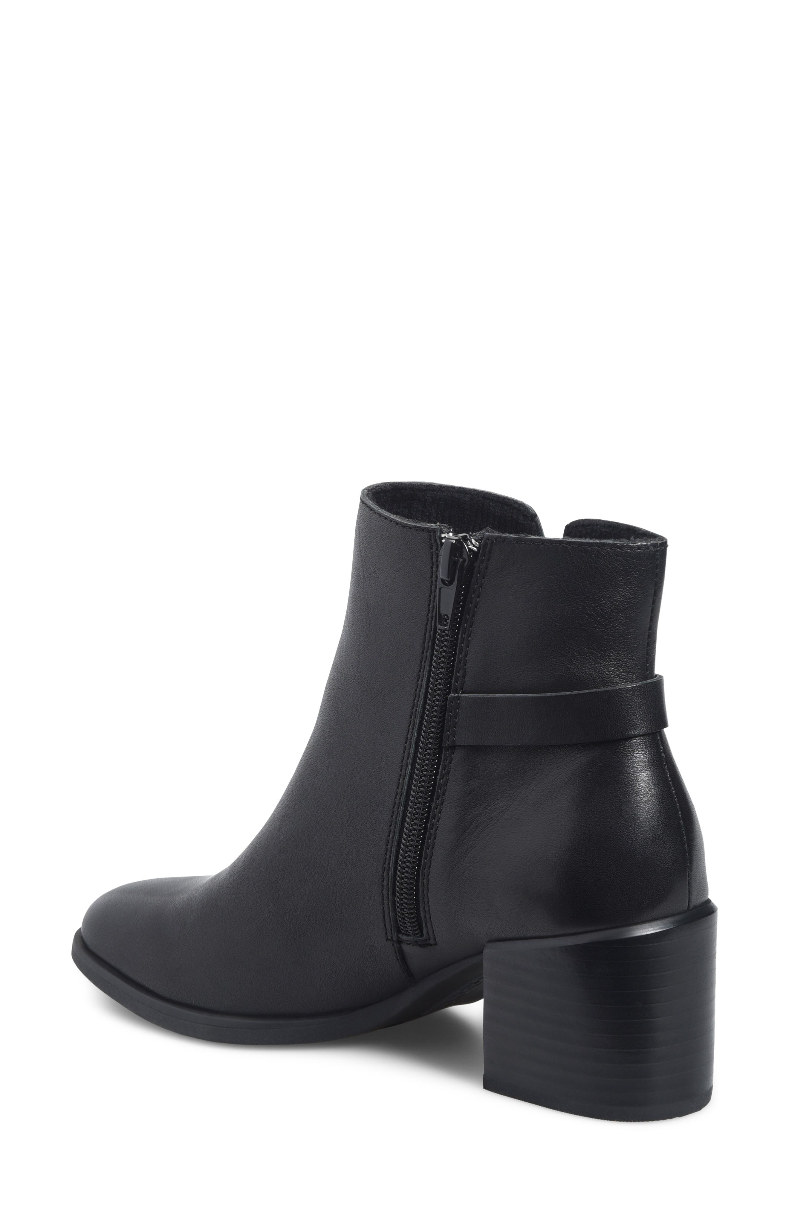 Livvy Bootie, Alternate, color, BLACK LEATHER