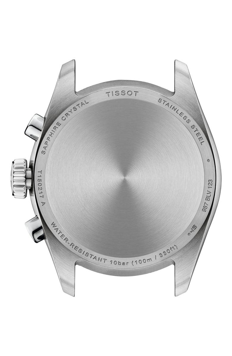 Tissot PR 100 Chronograph Bracelet Watch, 36mm, Alternate, color, Blue Mother Of Pearl