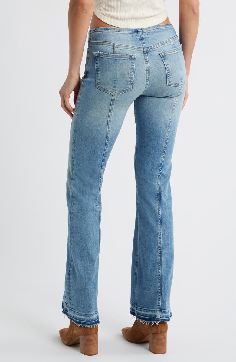 Free People Dust In Glory Flare Jeans, Alternate, color, Indigo