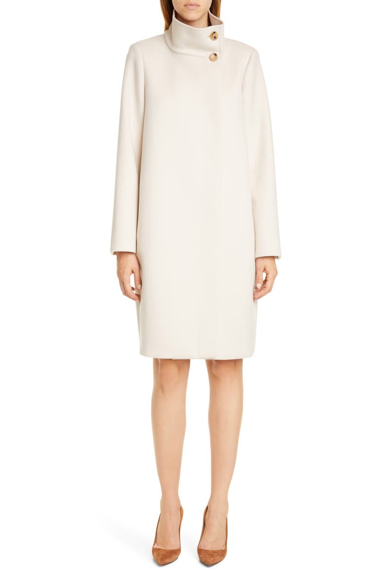 Fire Wool & Cashmere Coat, Main, color, VANILLA
