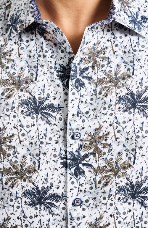 Robert Graham Xavier Cotton Button-up Shirt In Blue