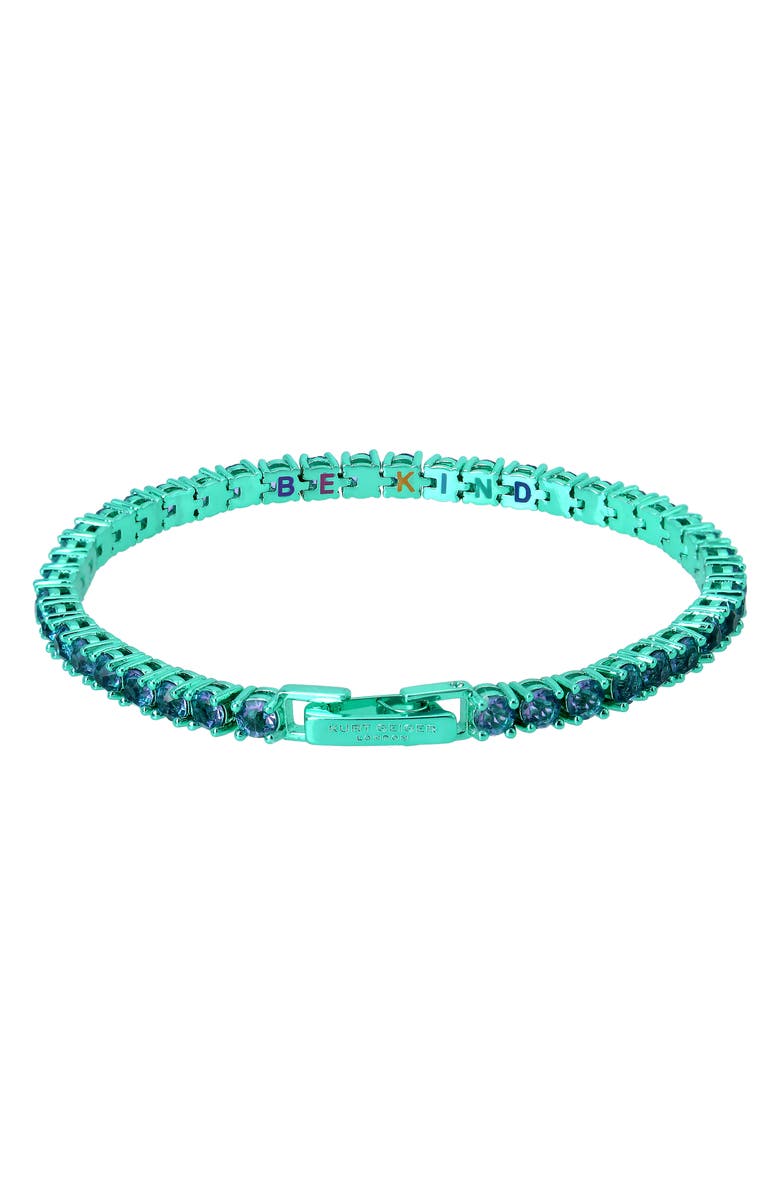 Kurt Geiger London Crystal Tennis Bracelet, Alternate, color, 