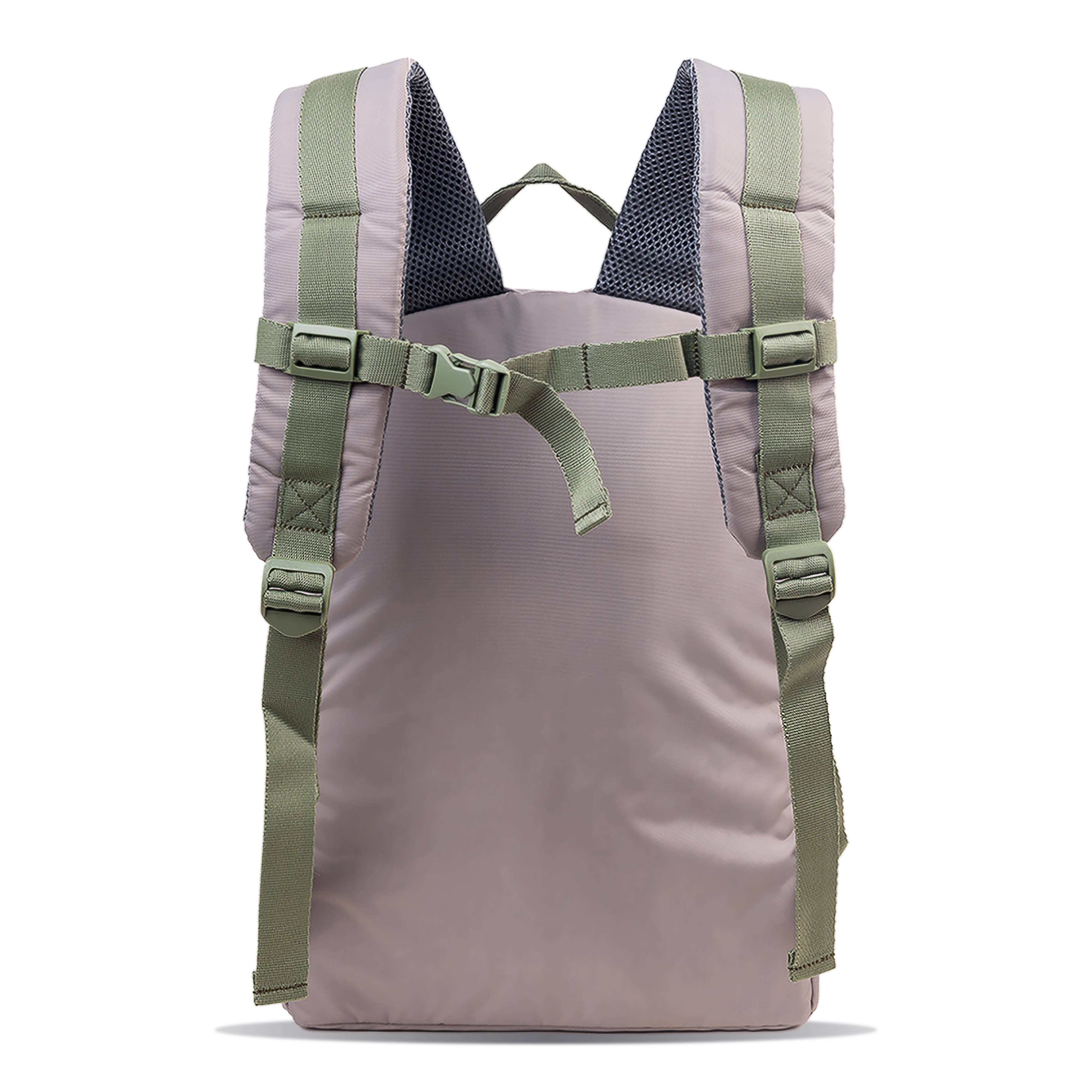 Cristos Unisex Casual Backpack with Laptop Sleeve, Alternate, color, BEIGE