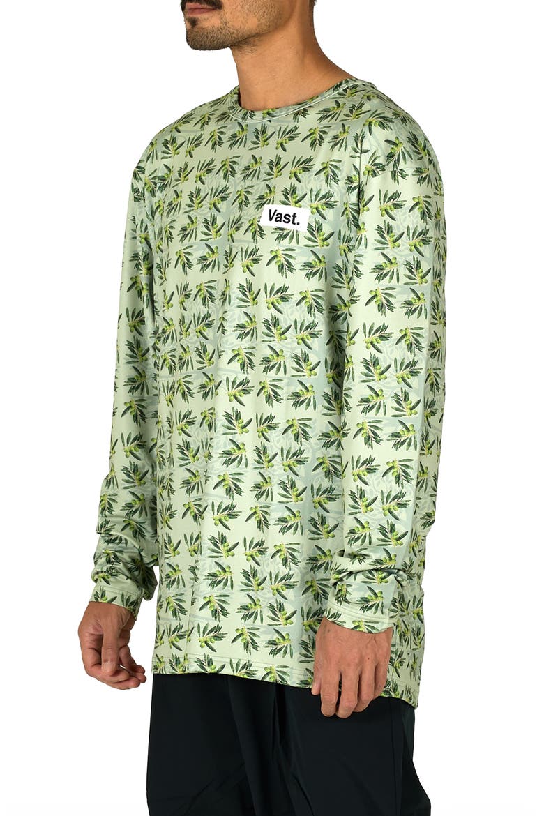 Peace Aqua Terra Performance Long Sleeve T-Shirt, Alternate, color, OLIVE
