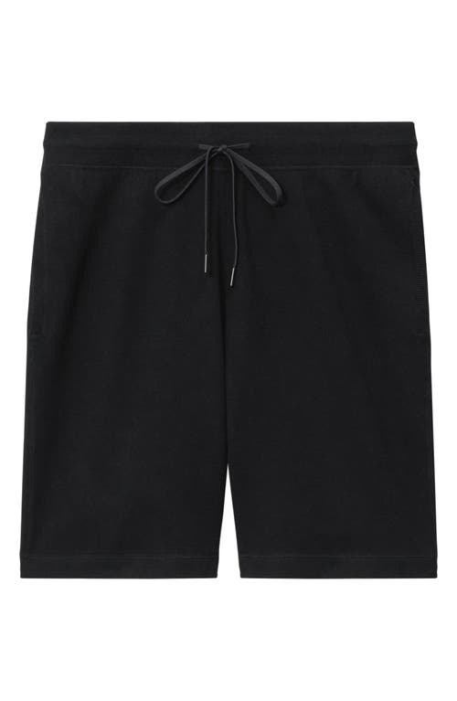 Theory Regular Fit Sweat Shorts In Black