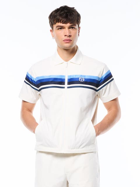 Striscia Short Sleeve Track Jacket