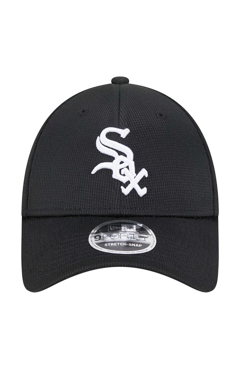 New Era Men's New Era Black Chicago White Sox Pivot 9FORTY Adjustable Hat, Alternate, color, Black