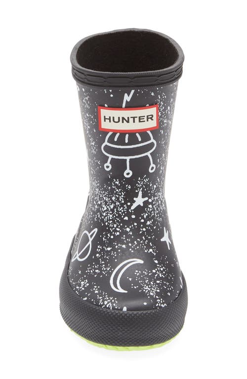 Hunter Kids' First Classic Rain Boot In Black