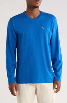 Tommy Bahama Bali Skyline Long Sleeve V-Neck T-Shirt