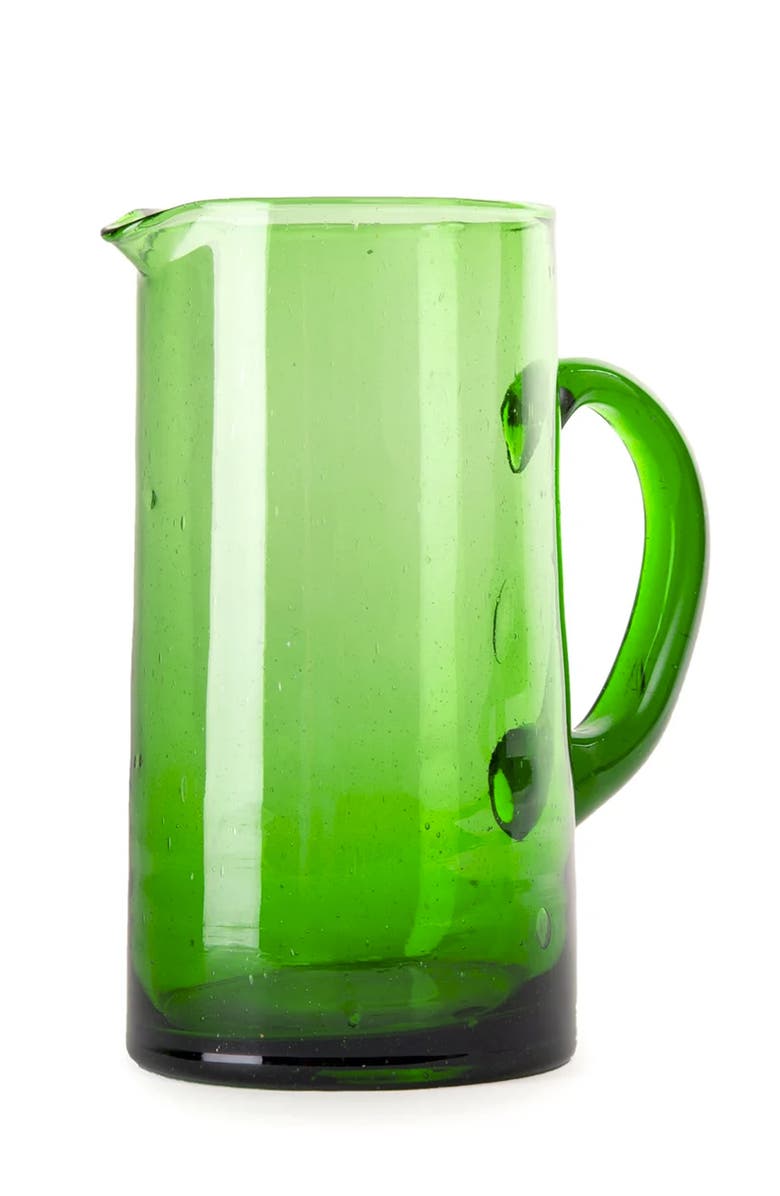 Verve Culture Moroccan Cone Jug, Main, color, Green