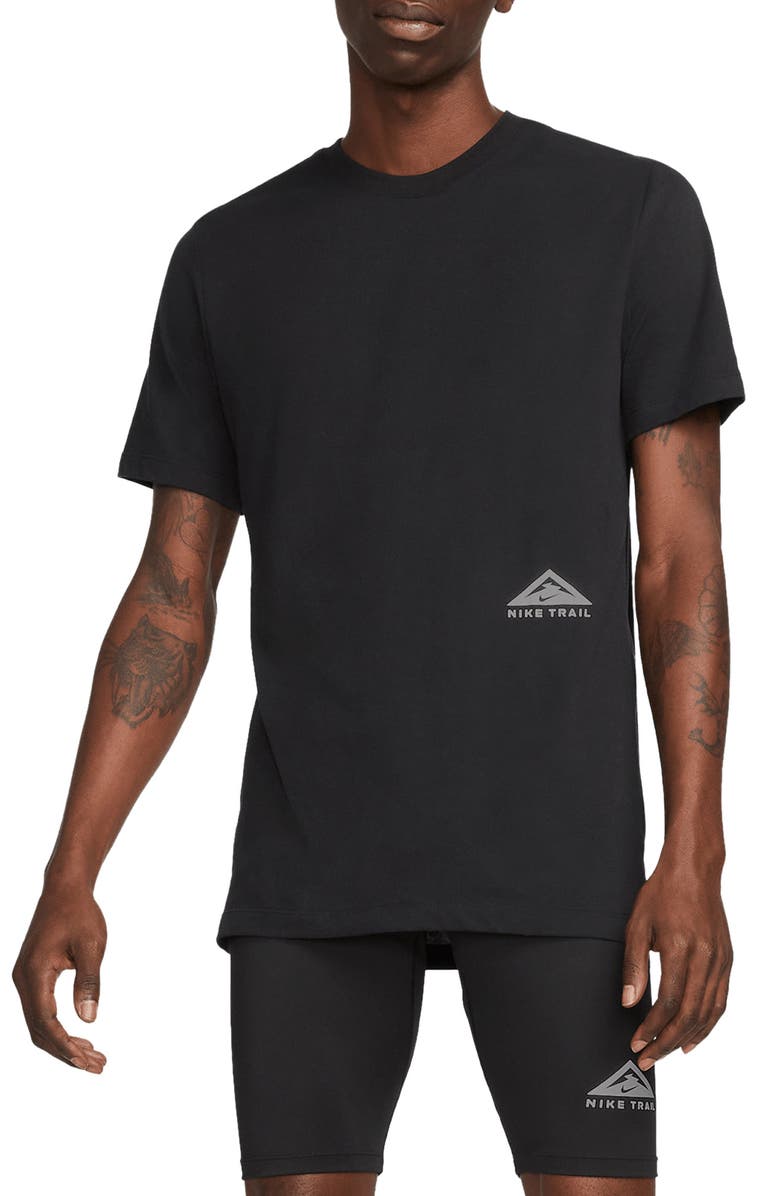 Nike Trail Dri-FIT Short Sleeve Running T-Shirt, Main, color,