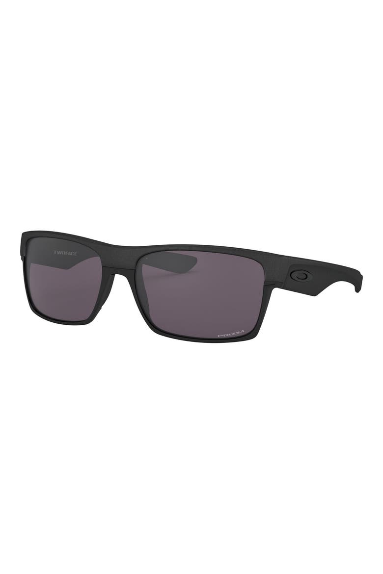Twoface™ 60mm Polarized Rectangular Sunglasses, Alternate, color, GREY