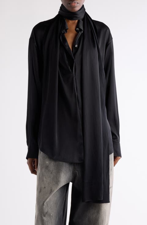 Sinton Layered Soft Satin Top