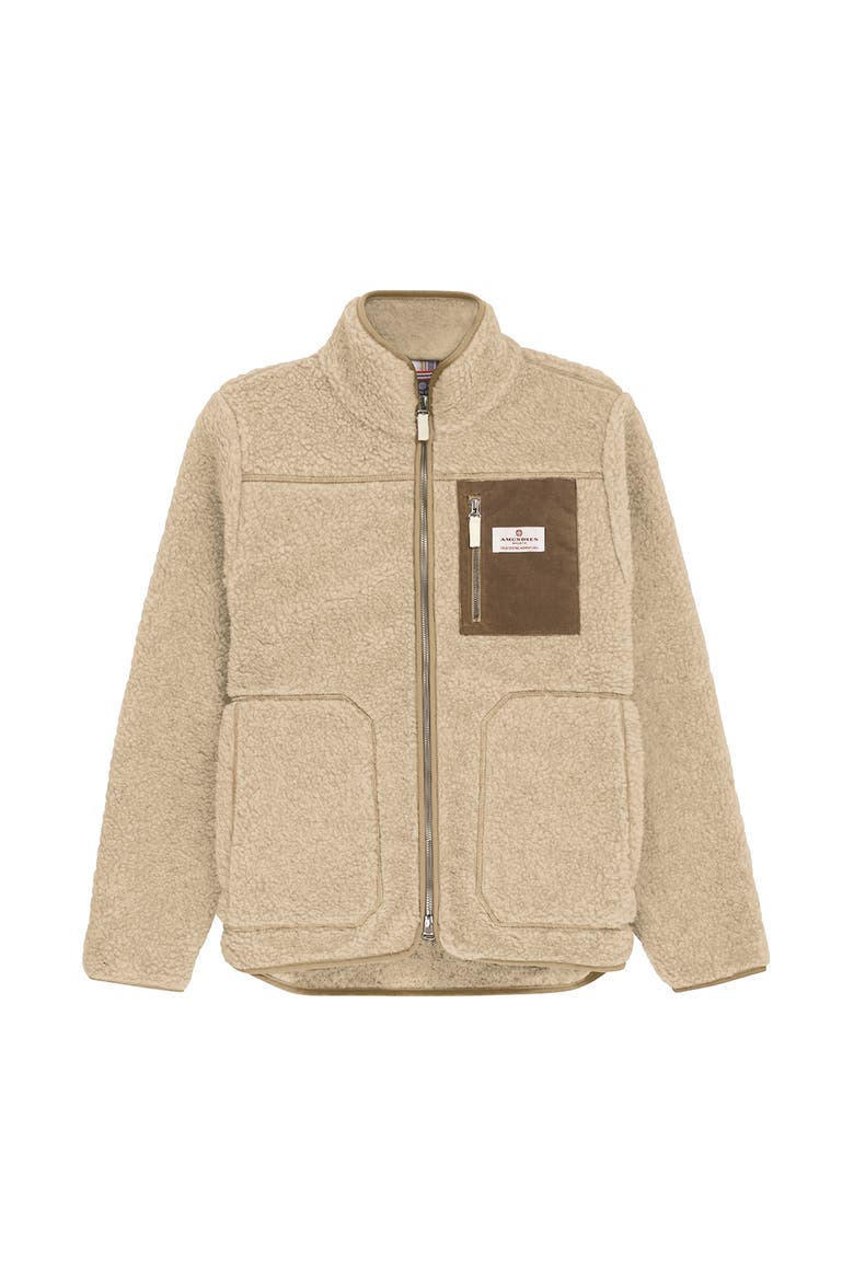 Heroes Wool Fleece Jacket Womens, Main, color, Natural