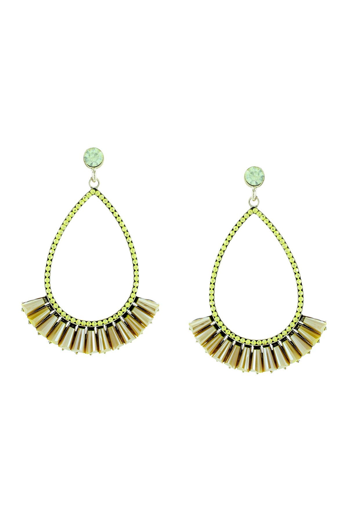 OLIVIA WELLES Gia Beaded Drop Earrings