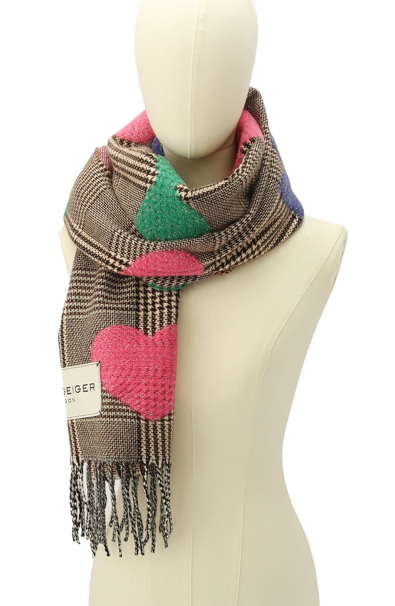 Kurt Geiger London Icon Scarf, Alternate, color, Black