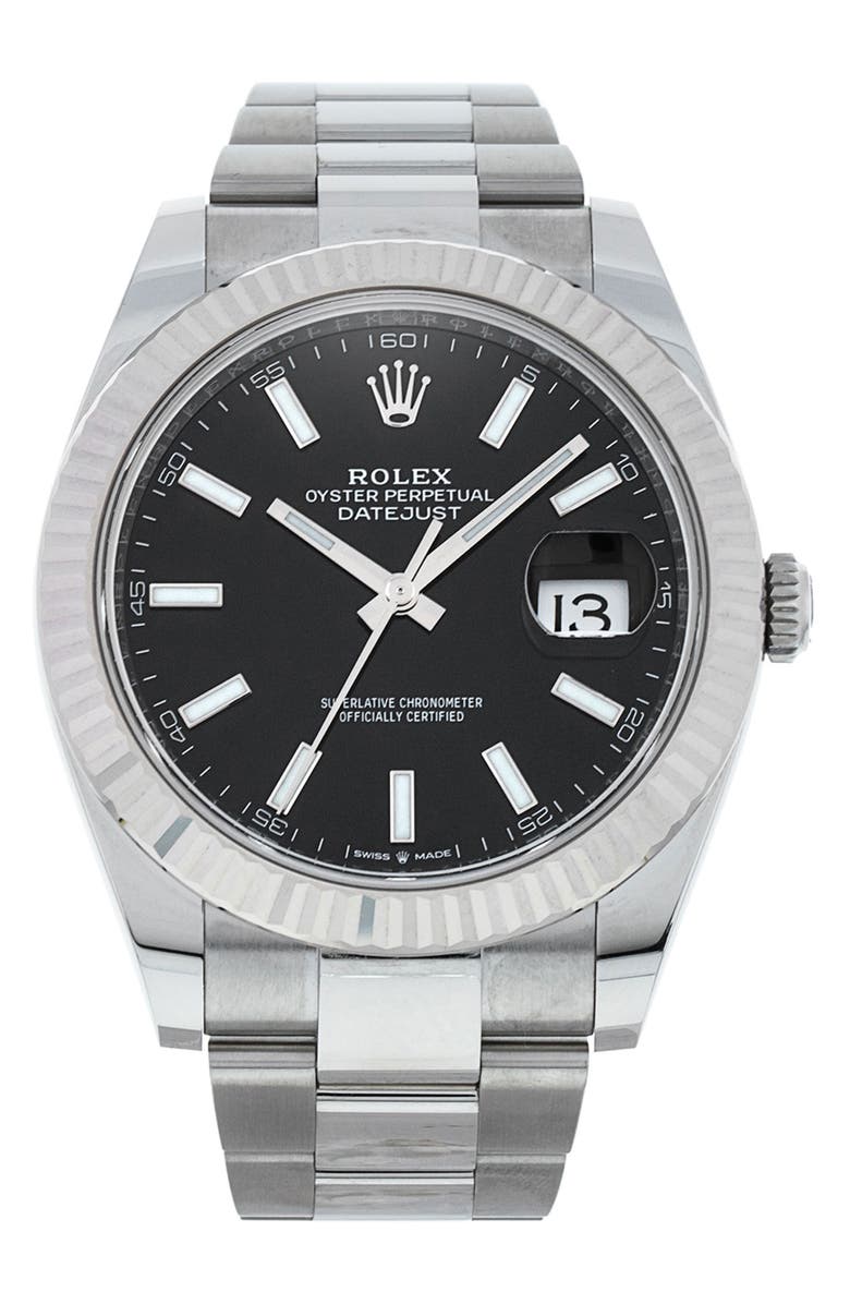 Watchfinder & Co. Rolex Preowned Datejust 41 Bracelet Watch, 41mm, Main, color, 