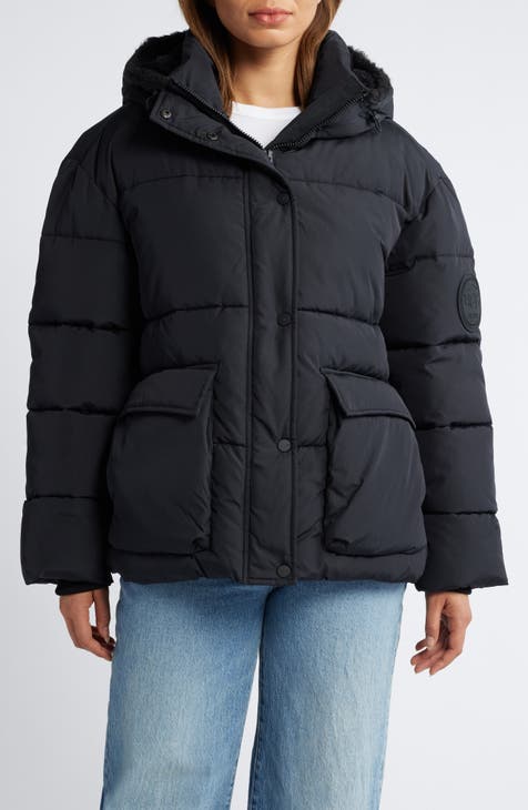 Women s Black Puffer Jackets Down Coats Nordstrom