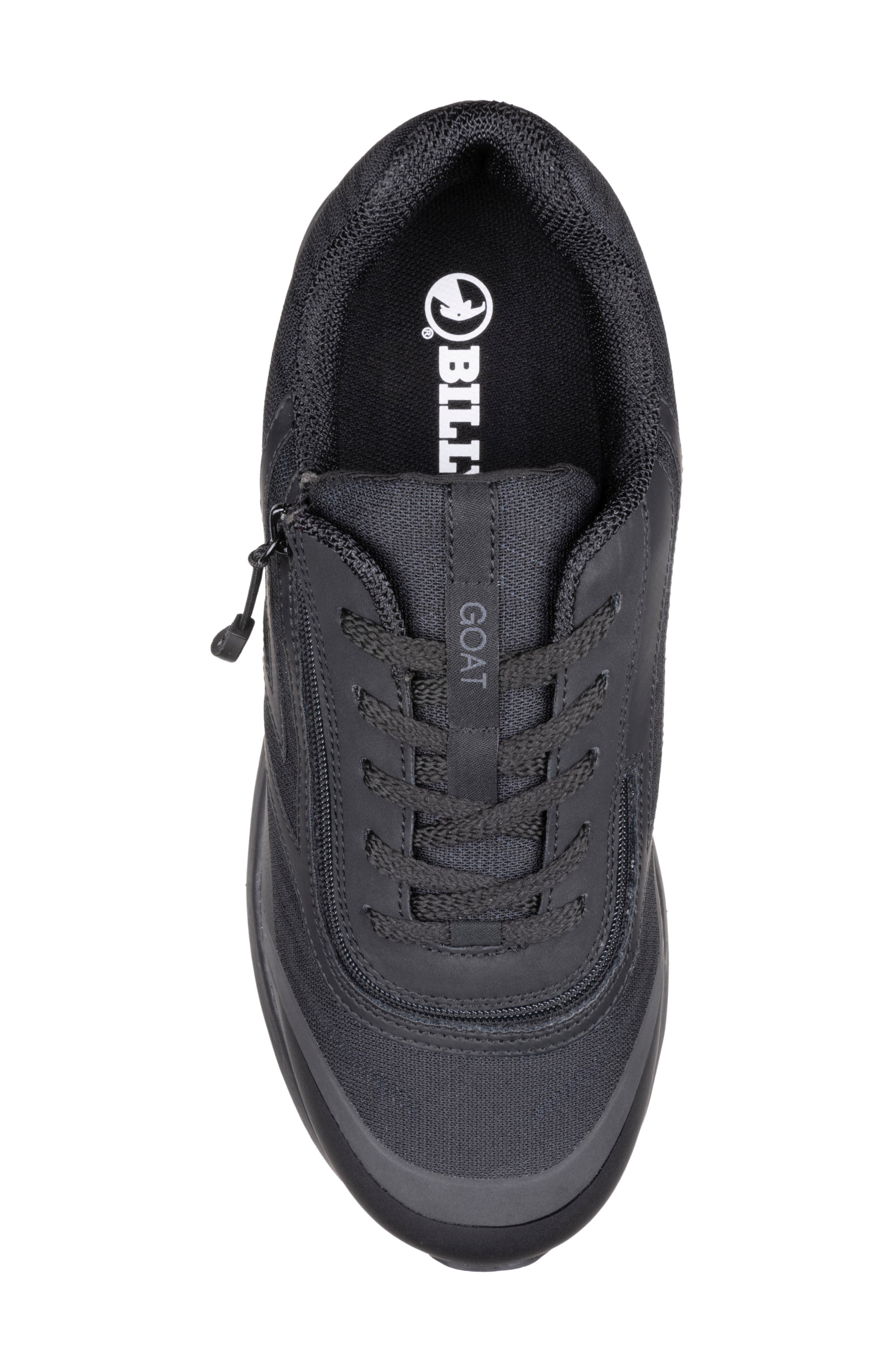 BILLY Footwear Goat Sneaker, Alternate, color, Black To The Floor