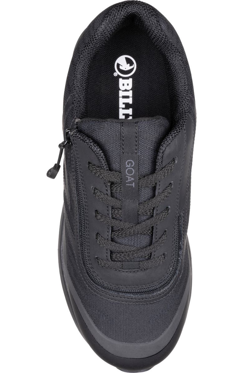 BILLY Footwear Goat Sneaker, Alternate, color, Black To The Floor