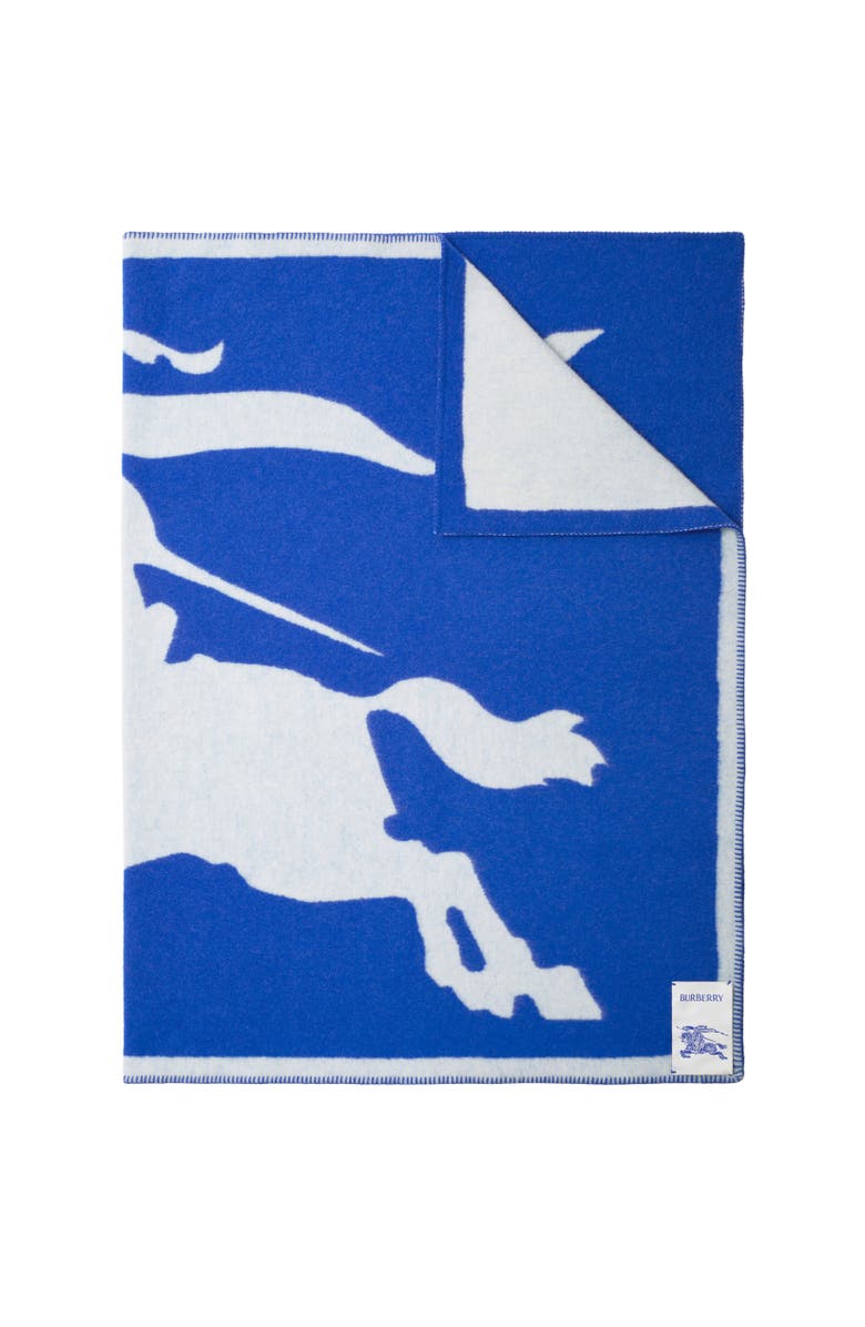 Burberry EKD Wool Blanket, Alternate, color, Knight