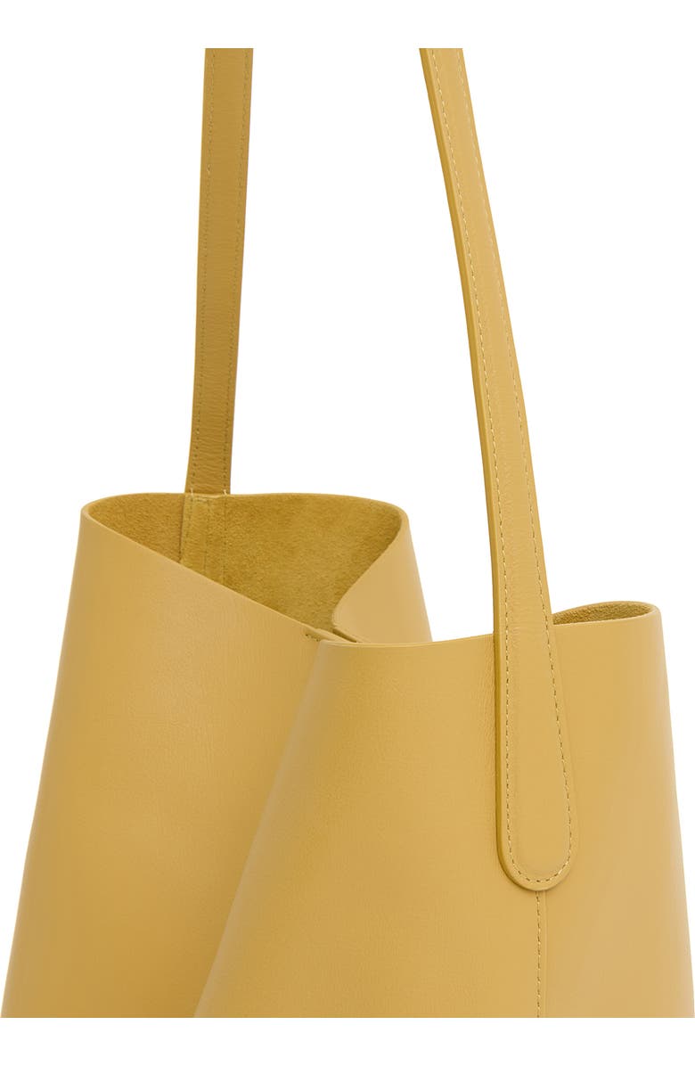 Mansur Gavriel Everyday Cabas Leather Tote, Alternate, color, Paglia