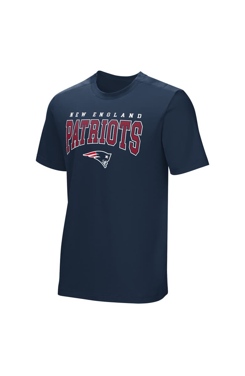NFL Men's Navy New England Patriots Home Team Adaptive T-Shirt, Alternate, color, Navy