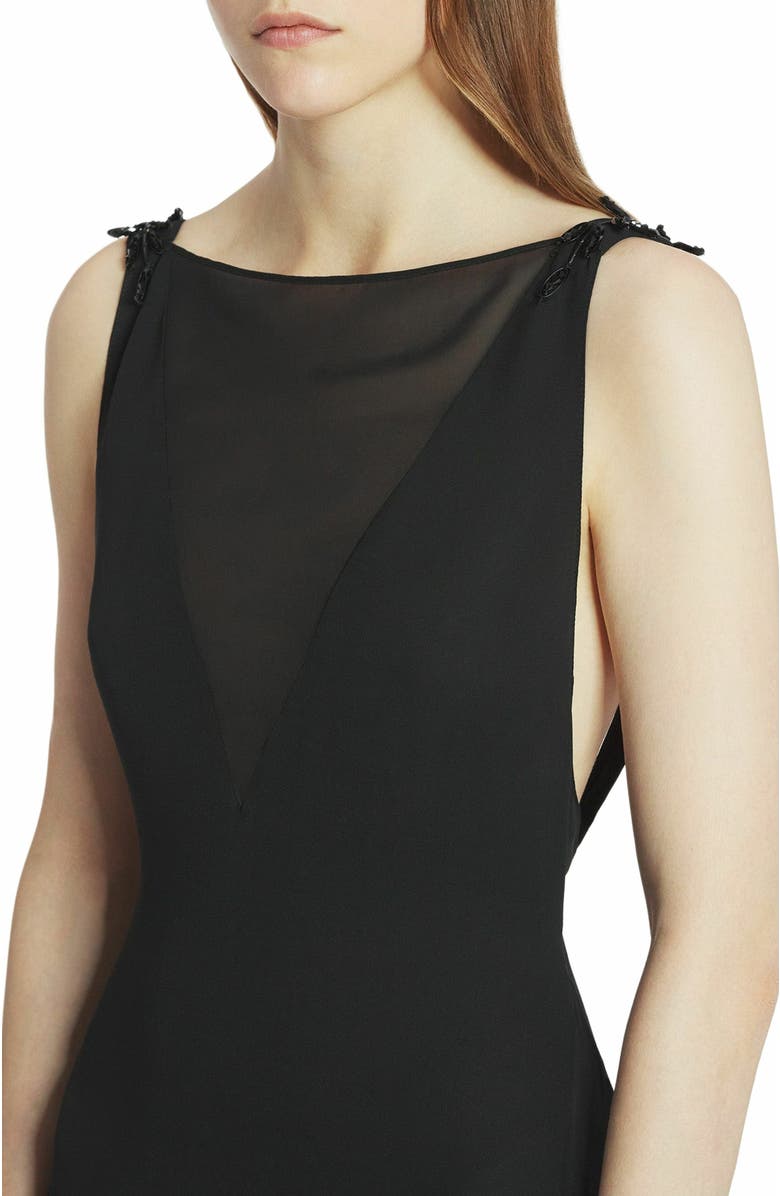 Lanvin Adagia Dress, Alternate, color, Black