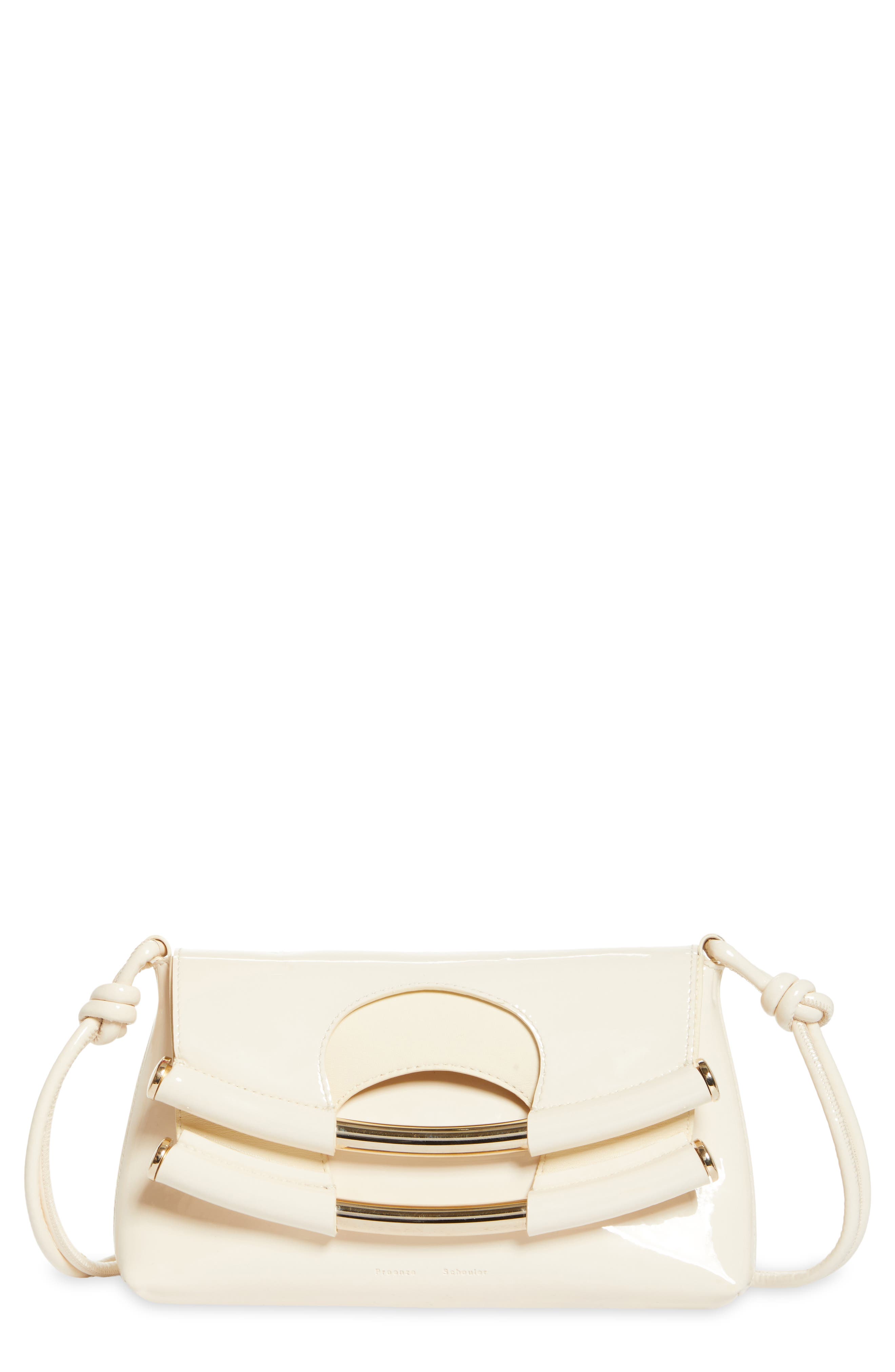 Proenza Schouler Small Bar Leather Crossbody Bag, Main, color, 