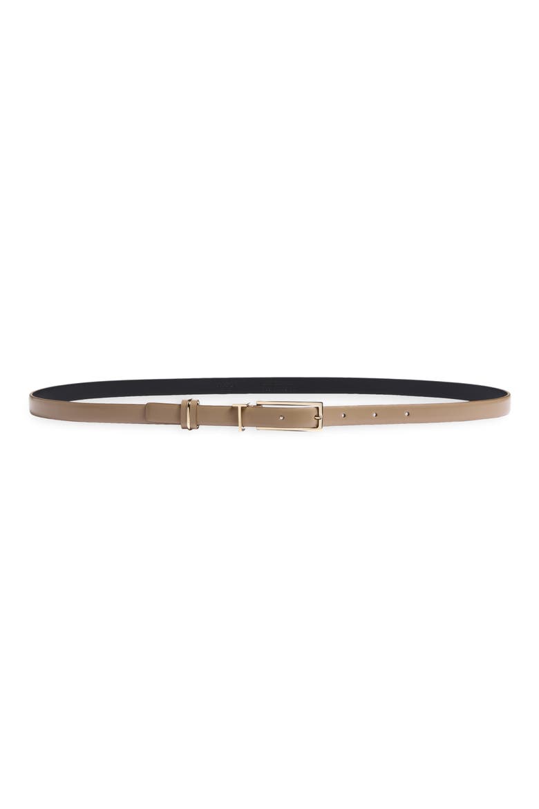 Smooth Leather Belt, Main, color, AMPHORA