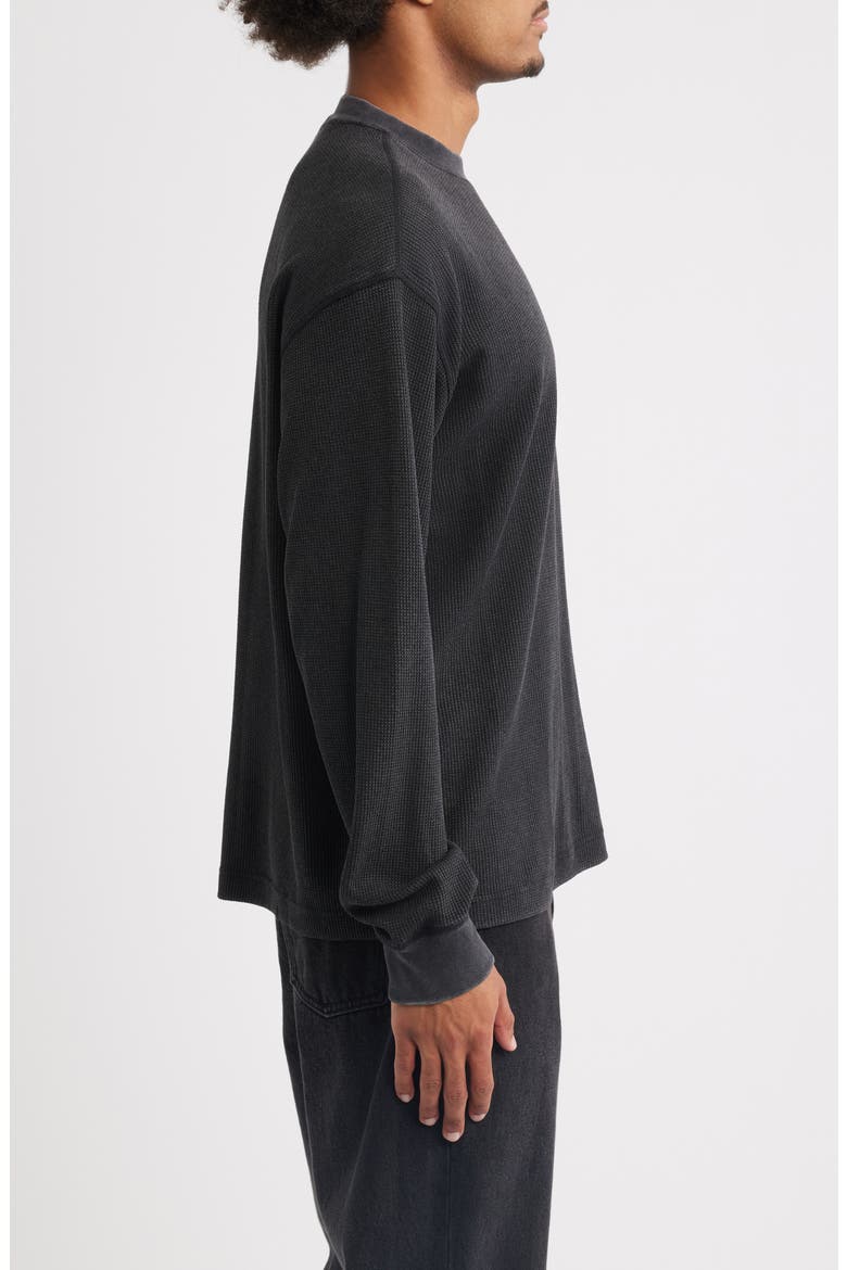 Post Long Sleeve Thermal T-Shirt, Alternate, color, DUSTY BLACK LIMO