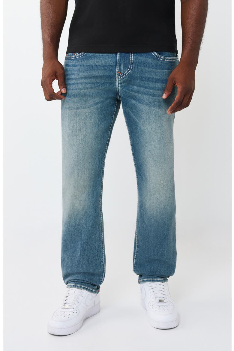 Geno Big T Slim Fit Jeans, Main, color, MEDIUM HORIZON WASH