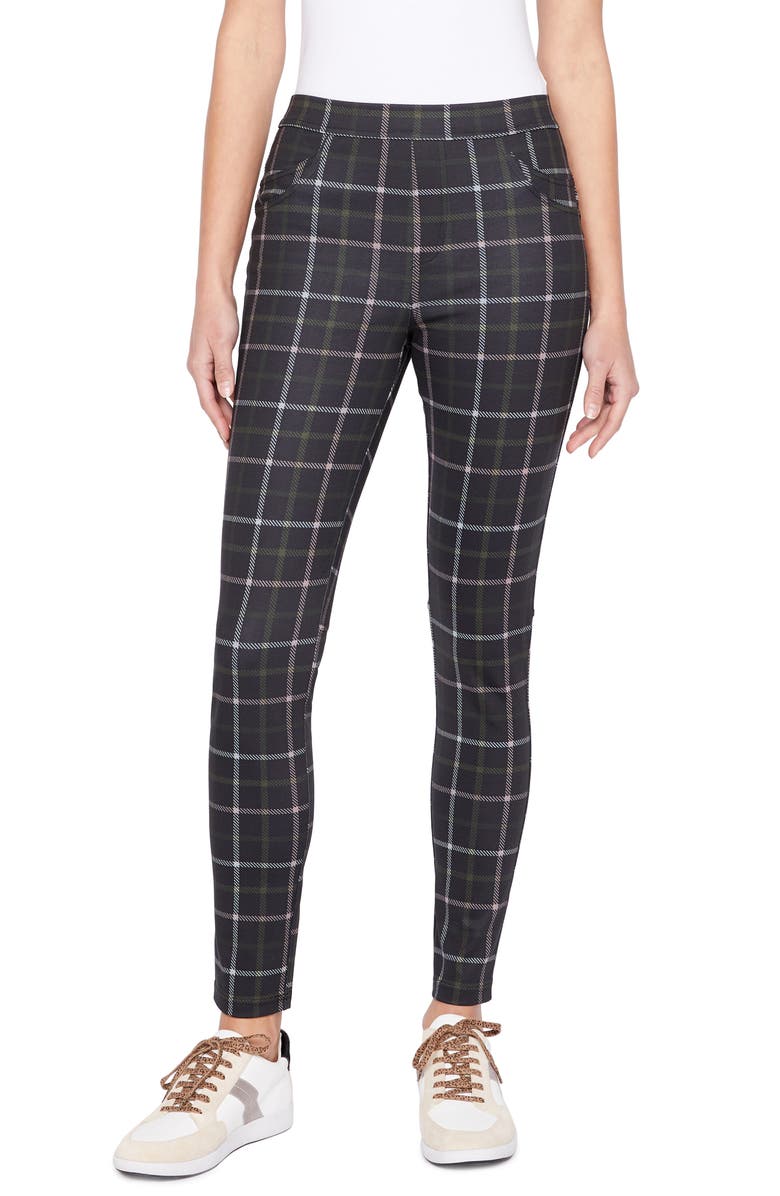 Sanctuary Runway Plaid Leggings, Main, color,