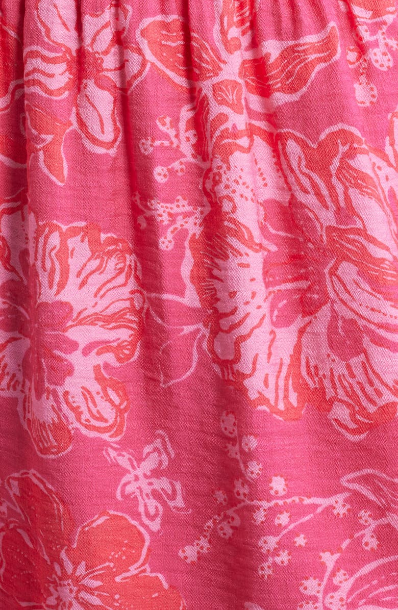 Lilly Pulitzer<sup>®</sup> Axton Floral Fit & Flare Dress, Alternate, color, Sun Shell Pink Big Party