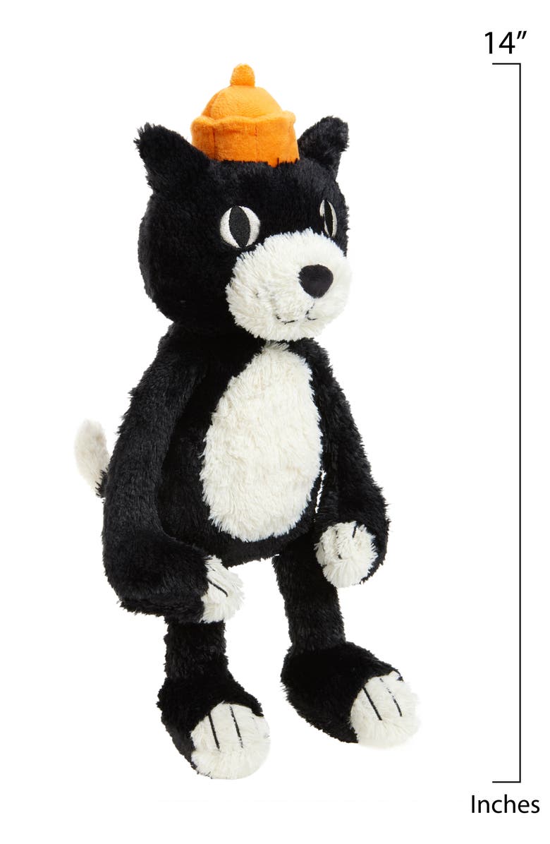 Jellycat 12.5-Inch Jack Cat Stuffed Animal, Alternate, color, Black Multi