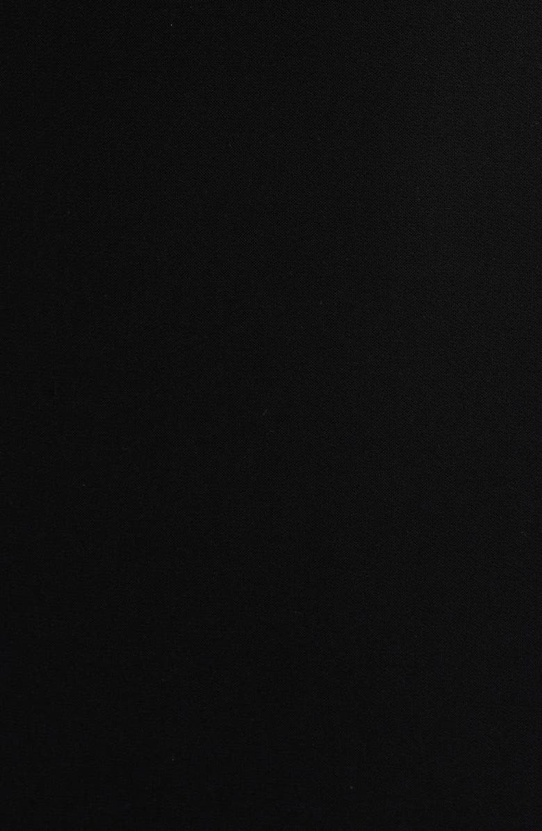 Amsale Crepe Cocktail Dress, Alternate, color, Black