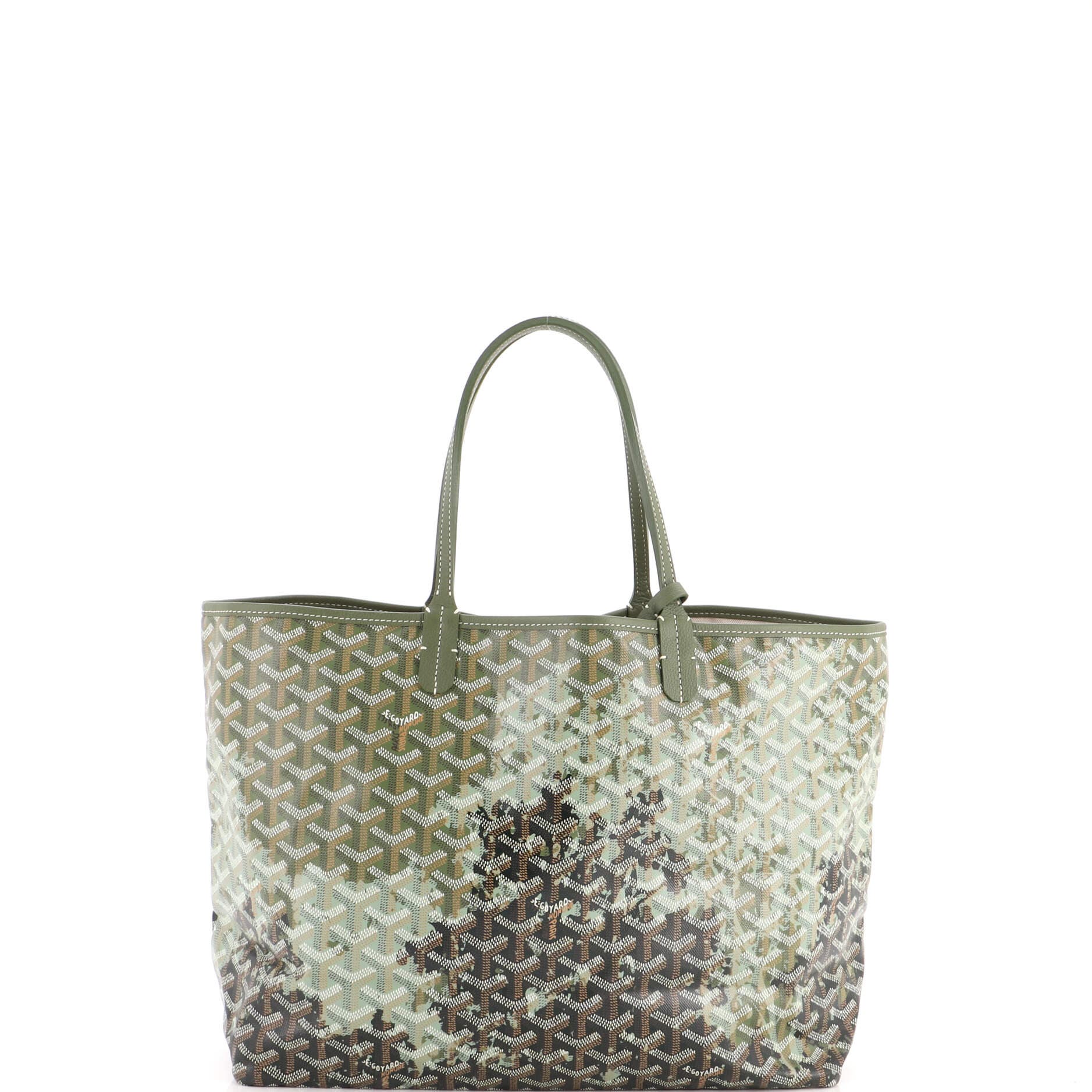 Saint Louis Tote Limited Edition Canopee Coated Canvas PM, Alternate, color, Green