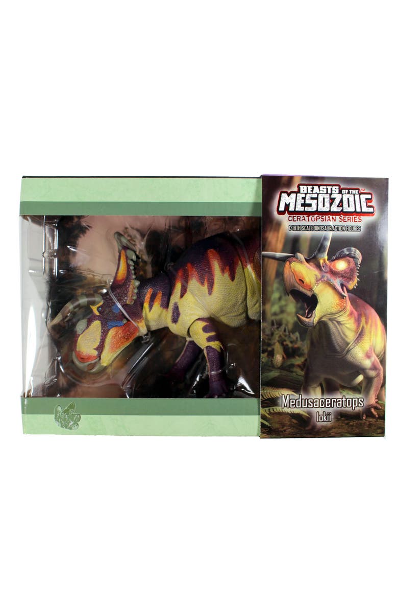Beasts of the Mesozoic Medusaceratops Lokii 1 to 18 Scale Dinosaur Figure, Alternate, color, Multicolored