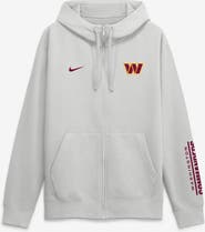 Nike Men's Nike Gray Washington Commanders Cool Down Club Full-Zip Hoodie