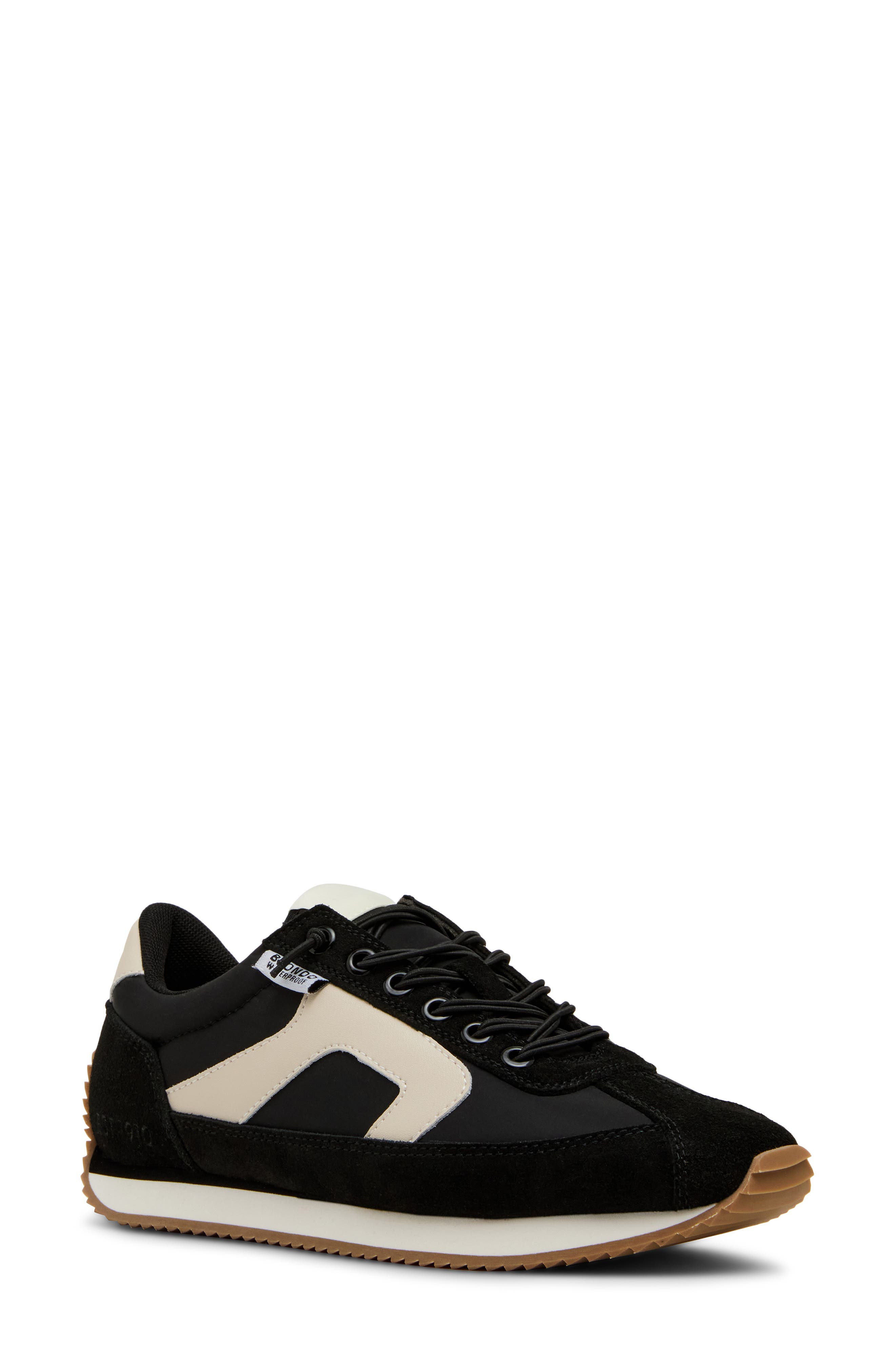 Blondo Emara Waterproof Sneaker, Main, color, Black Suede