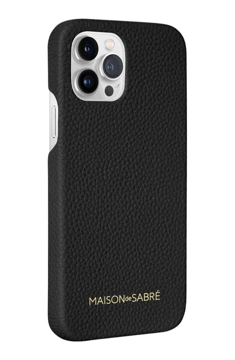 MAISON de SABRÉ Leather Phone Case, Alternate, color, 